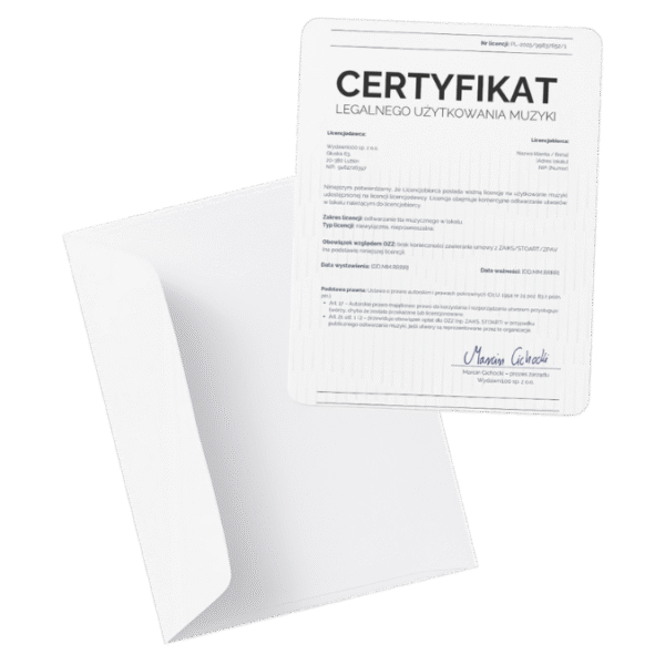 Paczka muzyki z dożywotnim certyfikatem legalności + E-book - obrazek 3